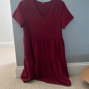 Small maroon dress